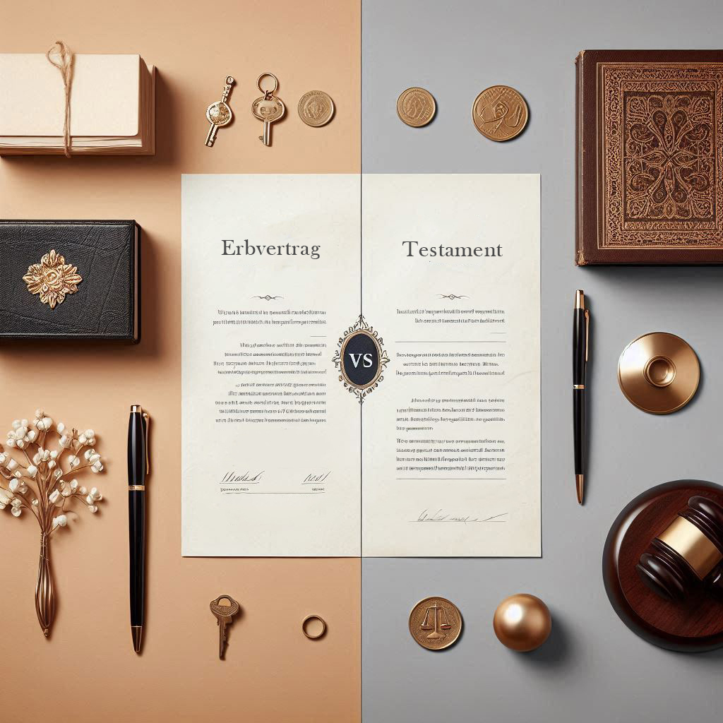 Erbvertrag vs. Testament: Was ist der Unterschied?