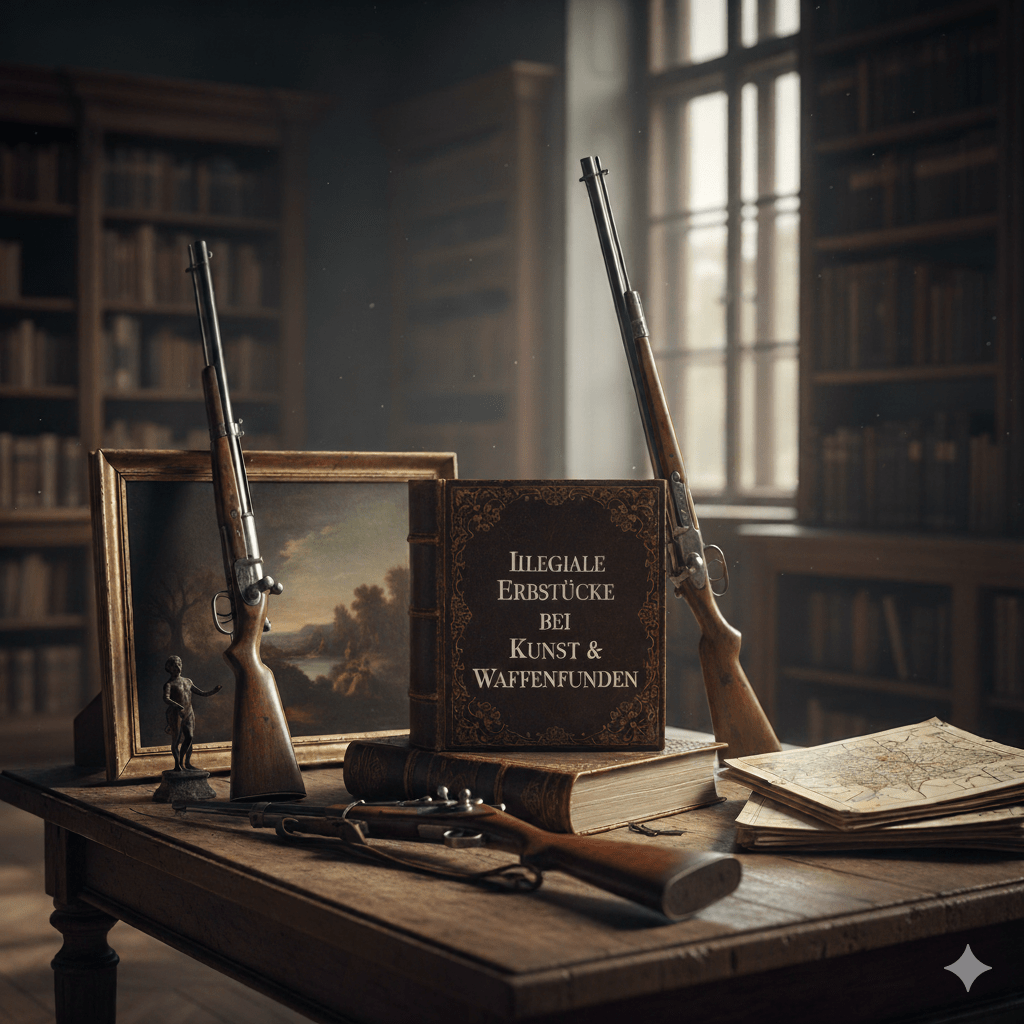 Erbe, Waffen, Weltkriegswaffen, Kunstgegenstände, Gemälde, Artefakte, Elfenbein
